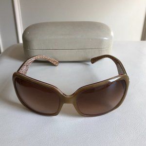 Coach Alicia Sunglasses in Caramel with case